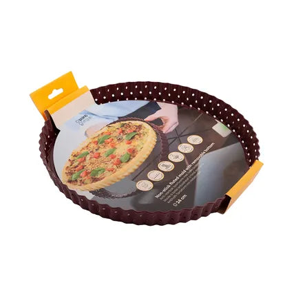 Point virgule taartvorm met losse bodem rond 20cm