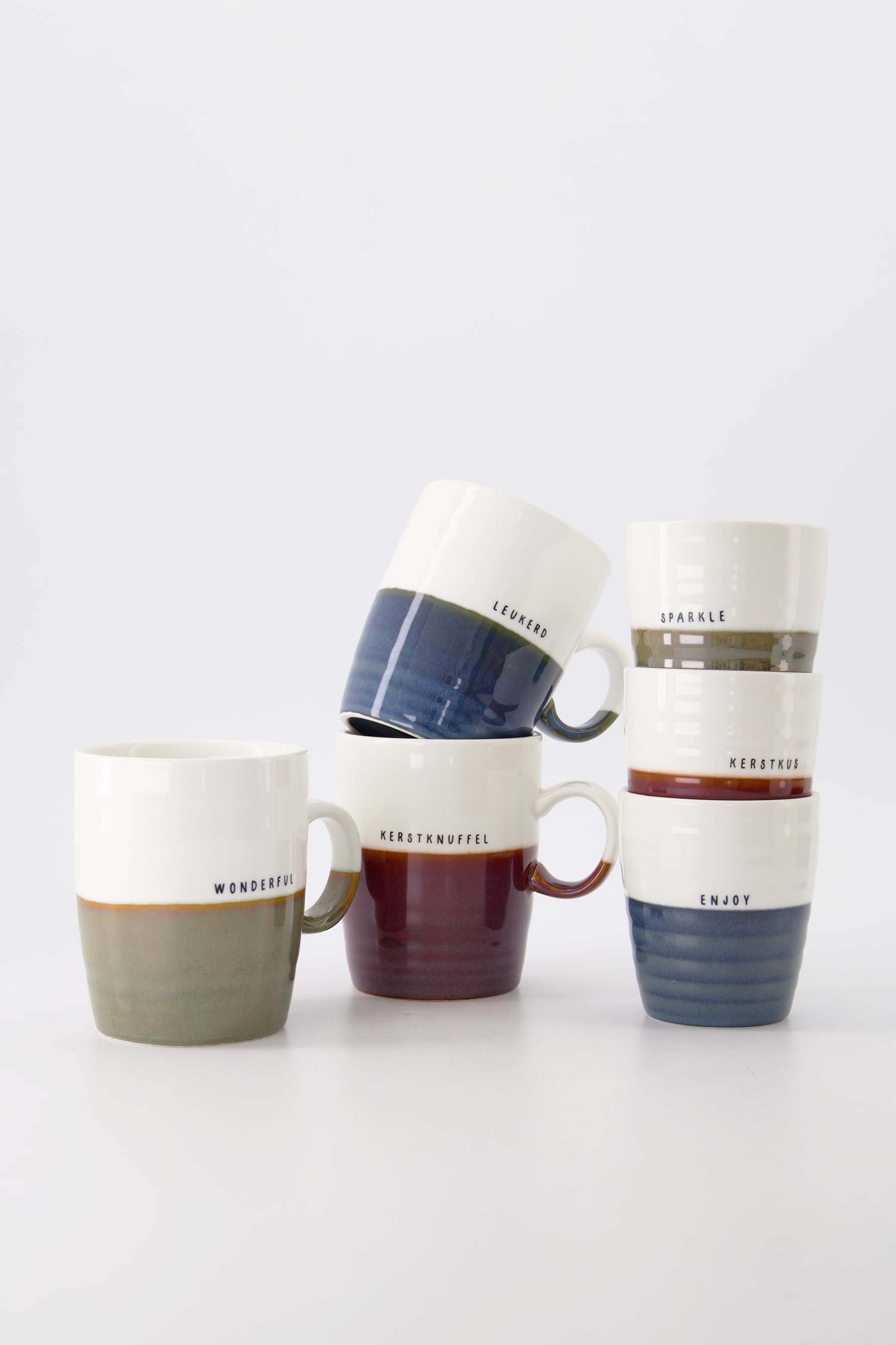 Zusss Mok met oor Leukerd blauw of groen