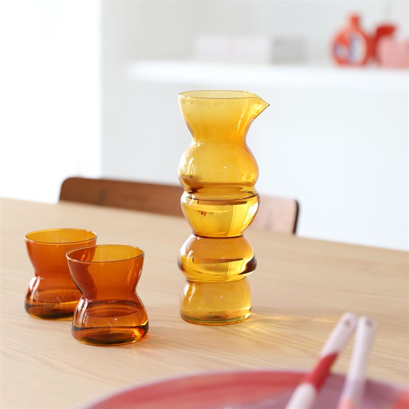 &Klevering - Glazen "Totem" - set van 2 - Oosterlinck