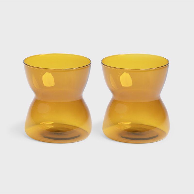 &Klevering - Glazen "Totem" - set van 2 - Oosterlinck