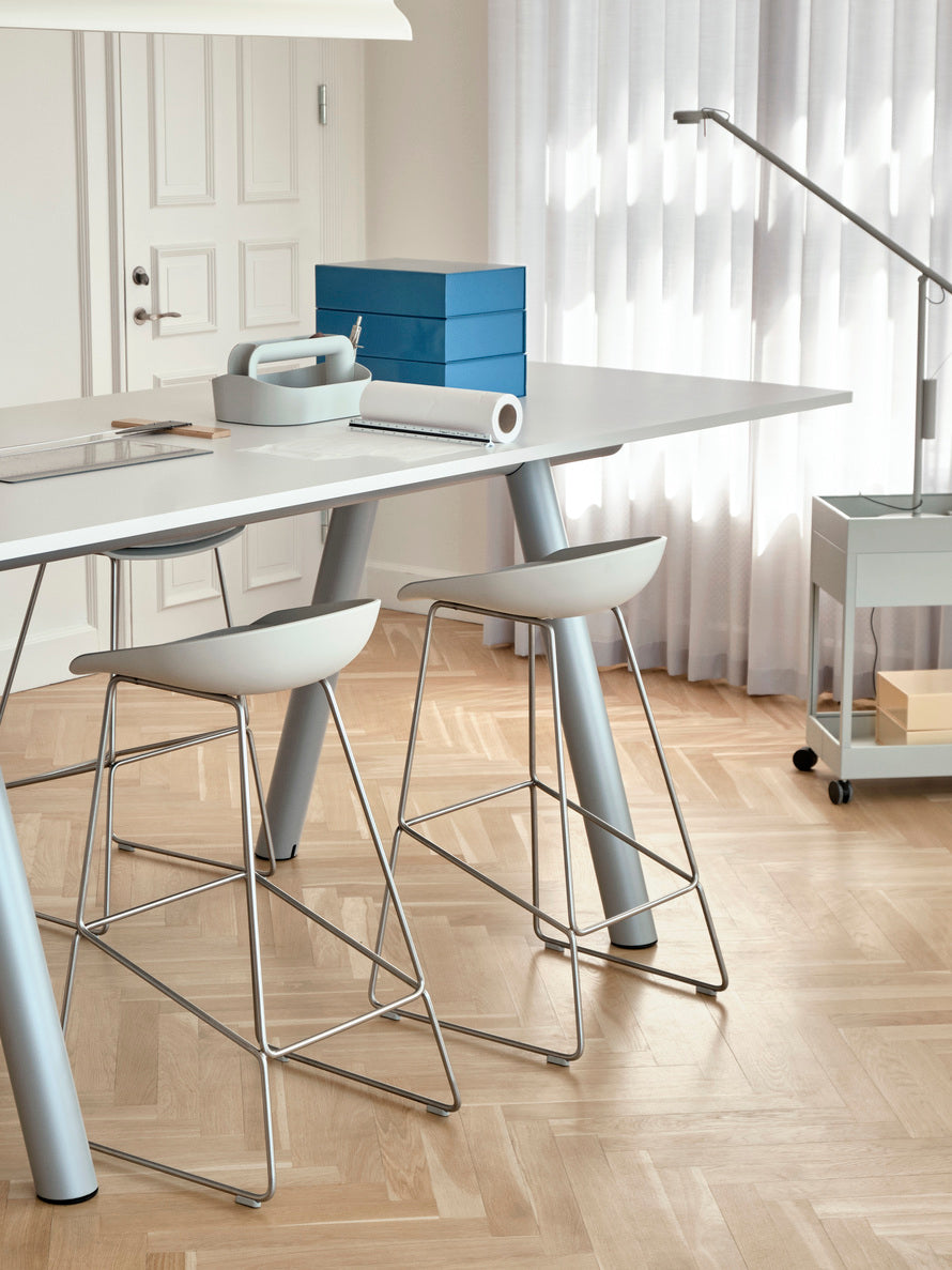HAY - AAS38 About a stool barkruk - zwart onderstel - low - Oosterlinck