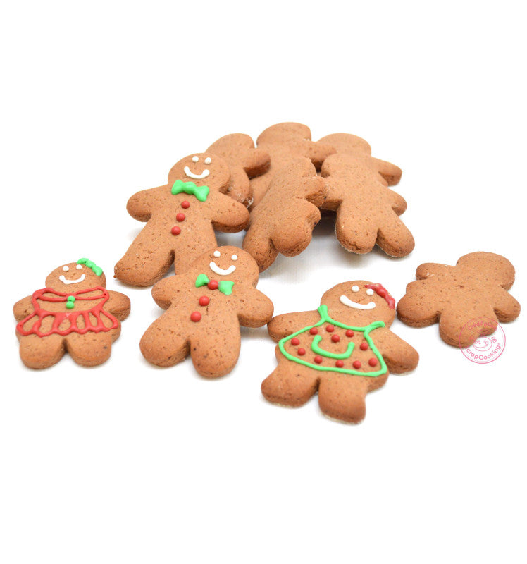 Scrap Cooking set van 4 koekjesvormen gingerbread man