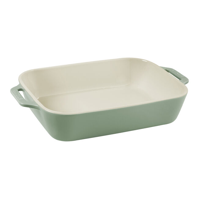 Staub Ceramique ovenschotel set van 3 eucalyptus - Oosterlinck