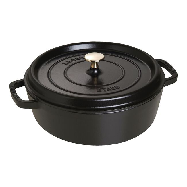 STAUB LA COCOTTE lage gietijzeren stoofpot 28cm - Oosterlinck