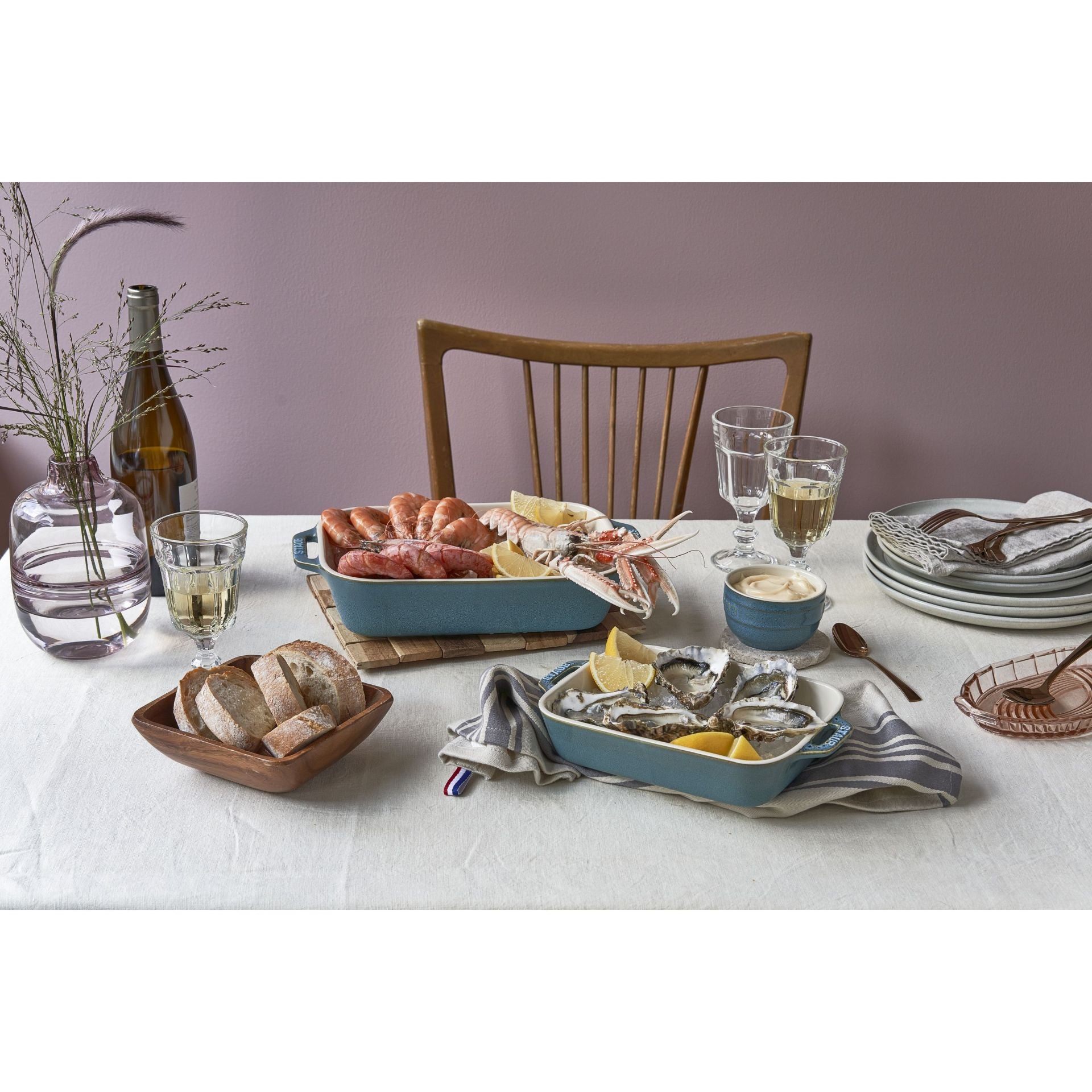 Staub ovenschaal set van 2 - Oosterlinck