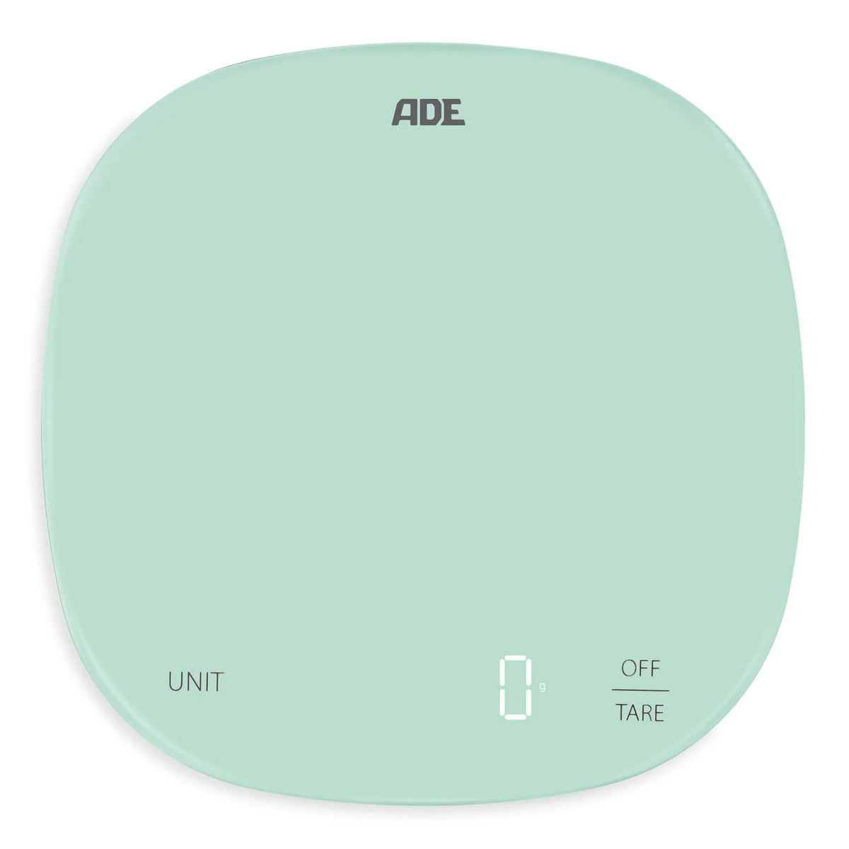 ADE Kyra digitale keukenweegschaal voor koken, 10 kg capaciteit, helder display en strak ontwerp.