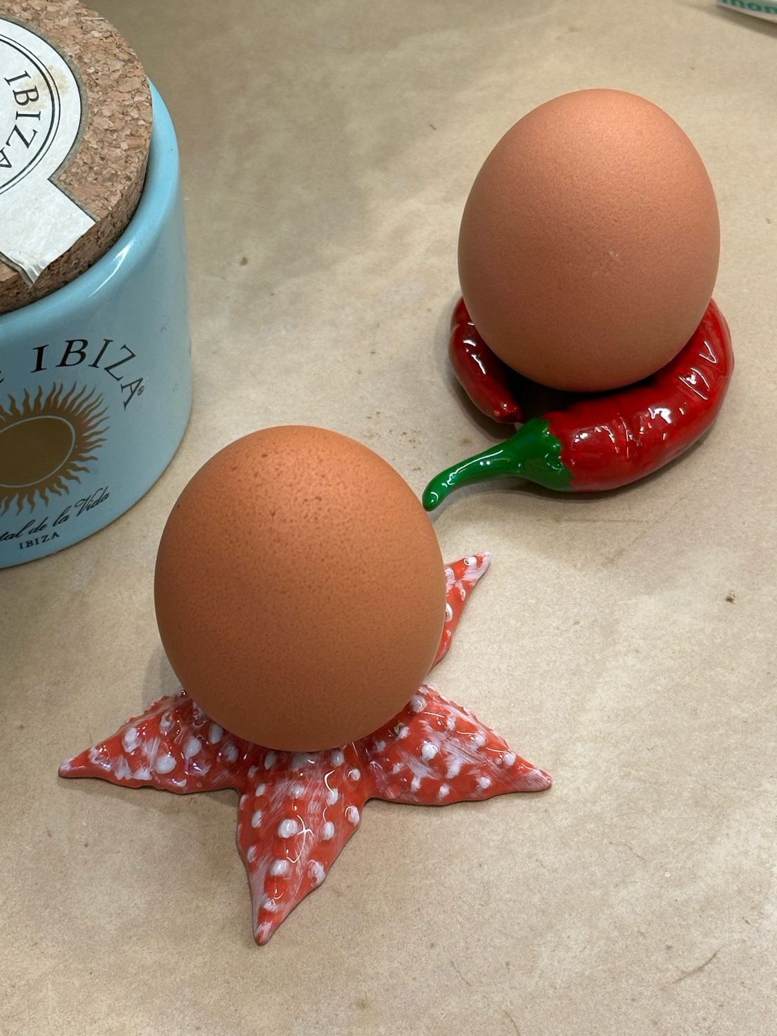 Studio Noticed Eierdopjes zeester (set van 2) - Oosterlinck Home