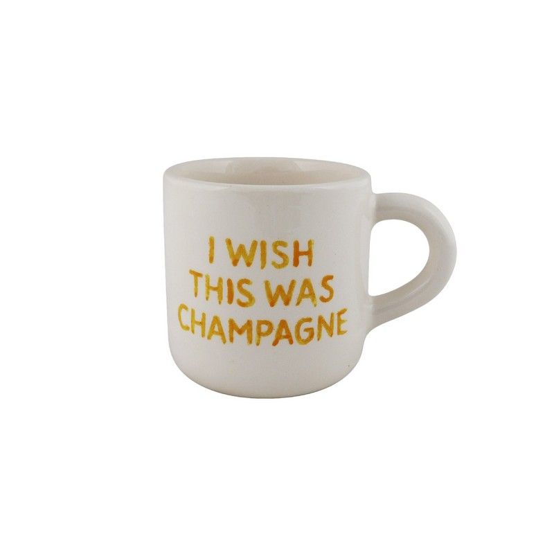 Atelier Pistache Koffiemok 'i wish this was champagne'