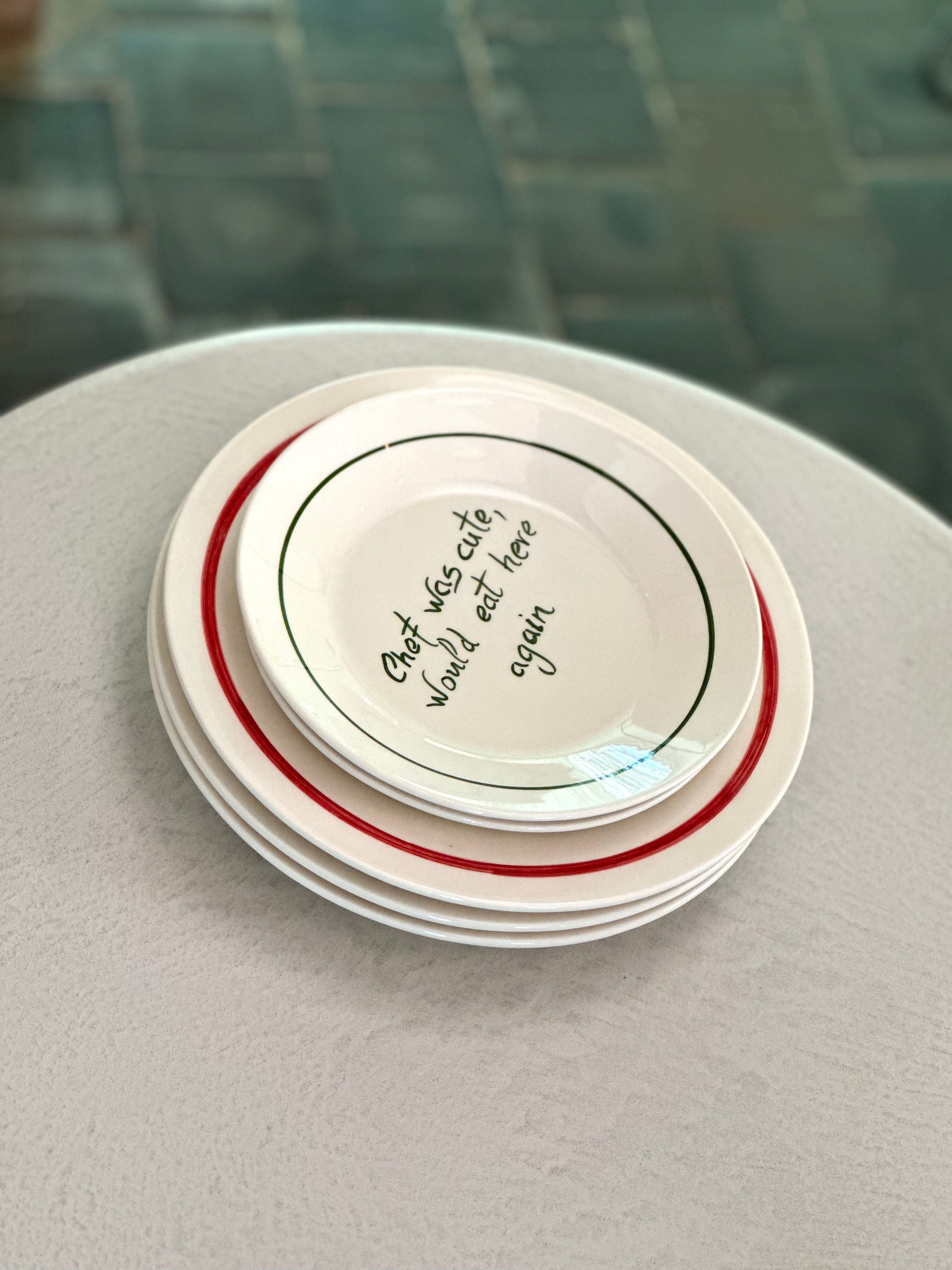 Studio Noticed Bord "Chef was cute, would eat here again"