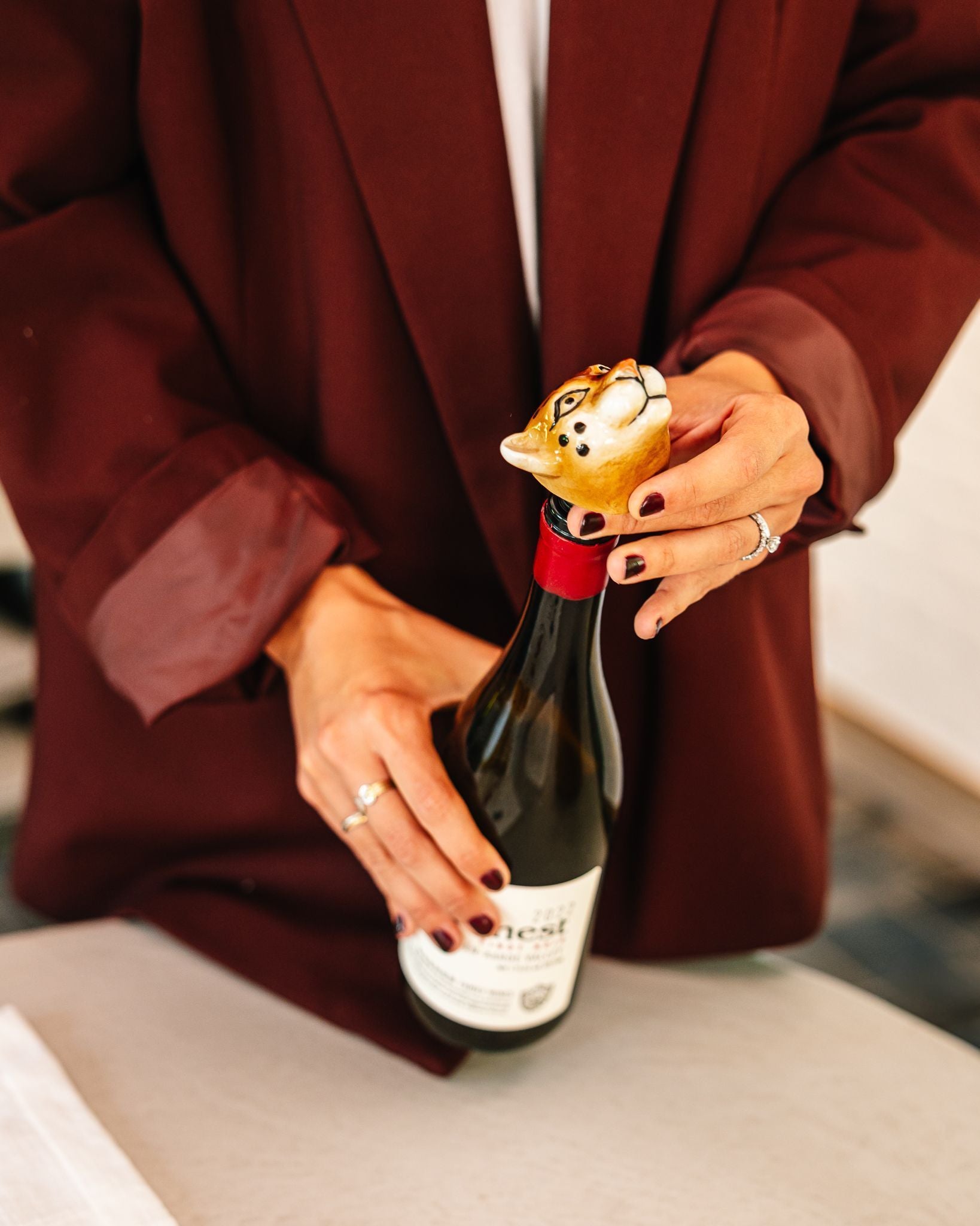 Studio Noticed Flessenstop Tiger