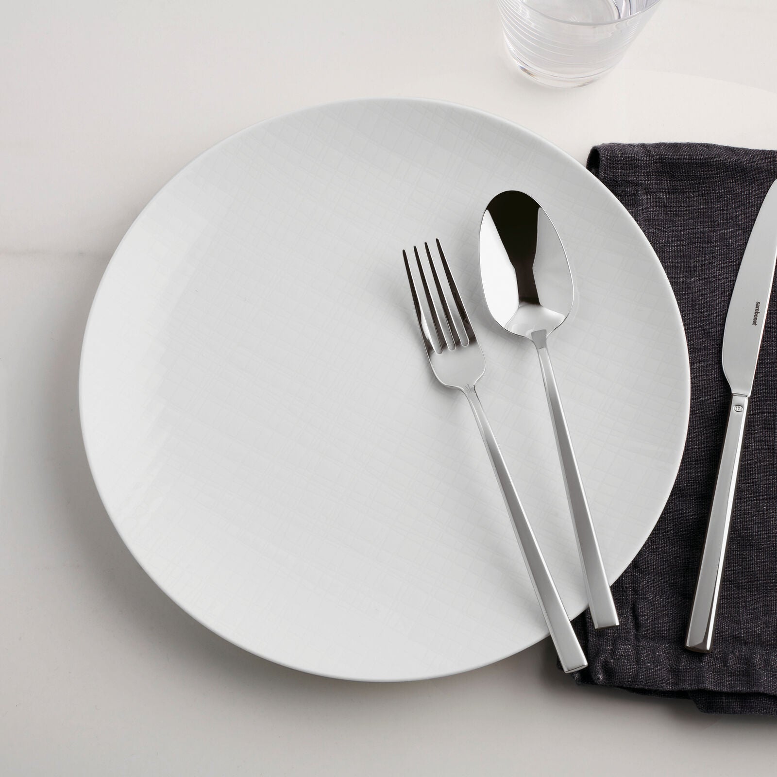 Sambonet - Rock mirror steel 36-delig bestek - Oosterlinck