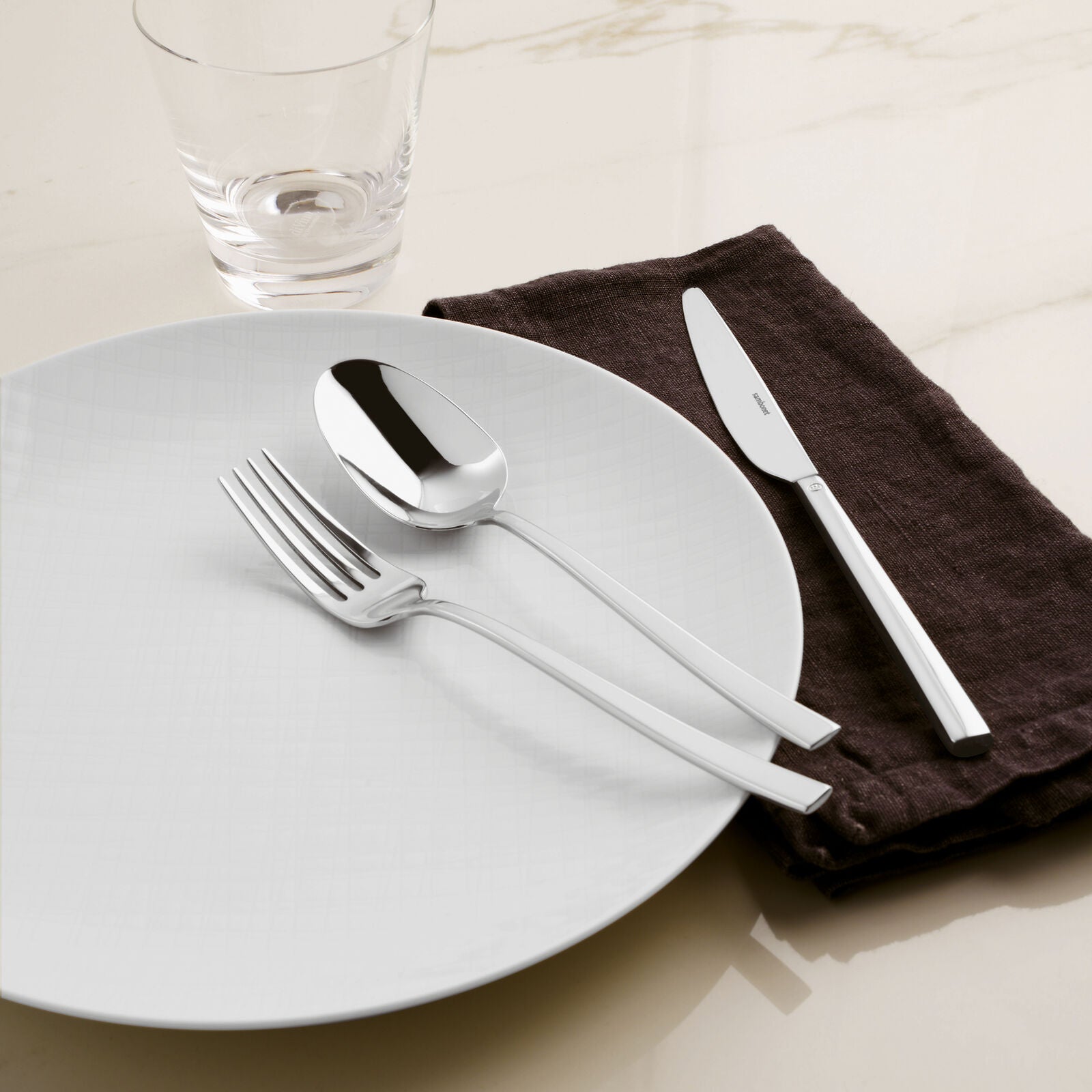 Sambonet - Rock mirror steel 36-delig bestek - Oosterlinck