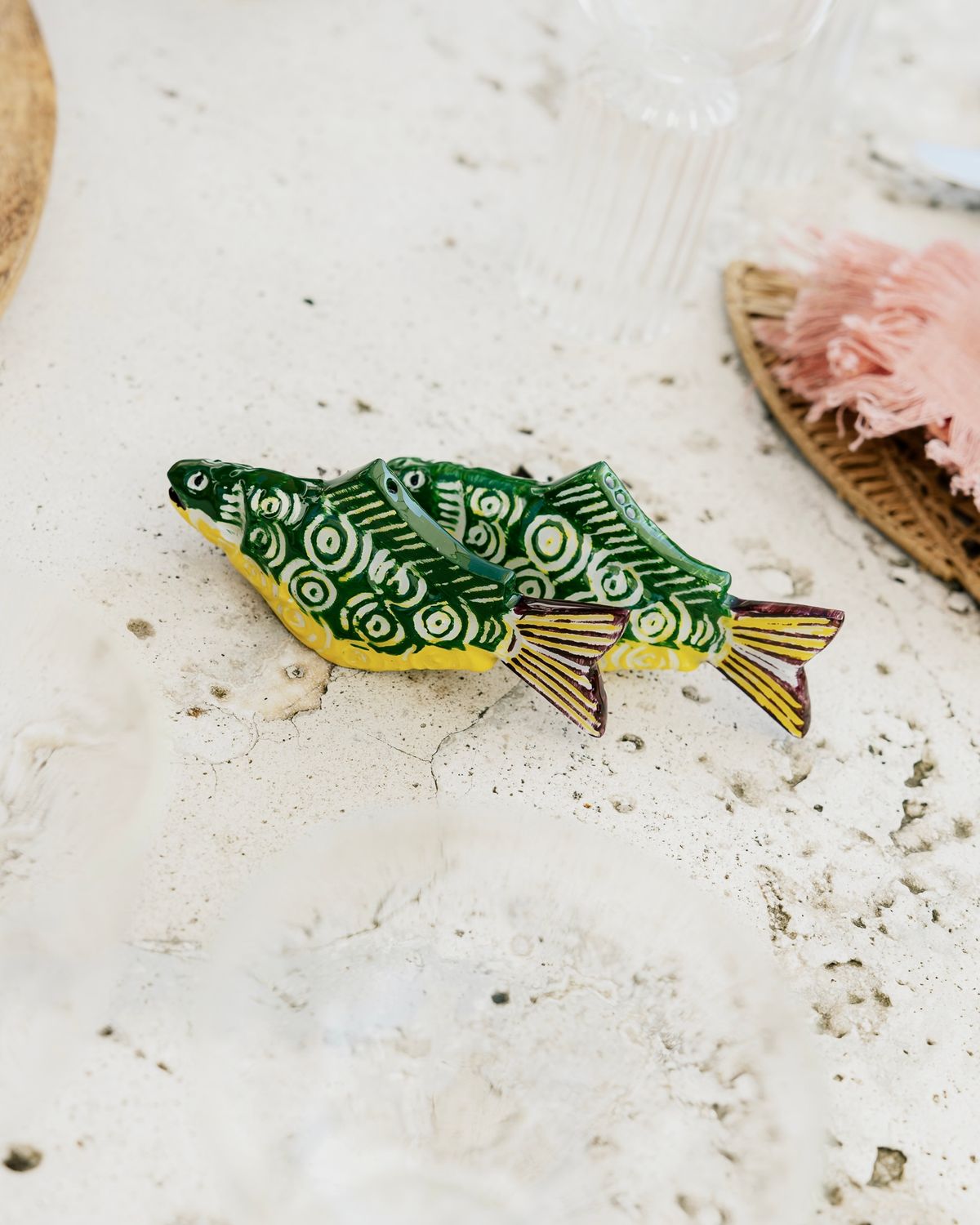 Studio Noticed Salt & Pepper Shakers Fish - Oosterlinck Home