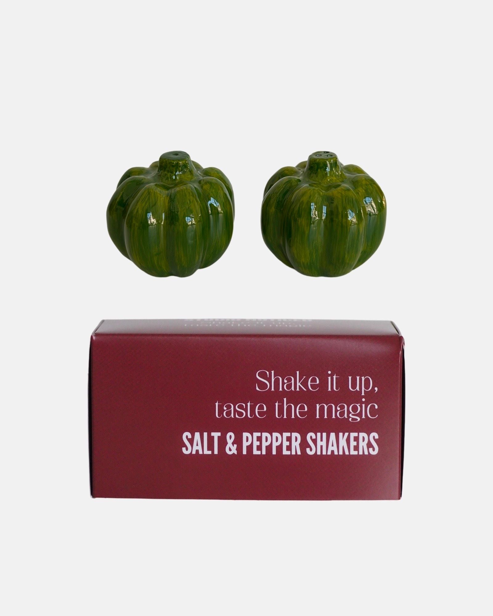 Studio Noticed Salt & Pepper Shakers Green Pepper - Oosterlinck Home