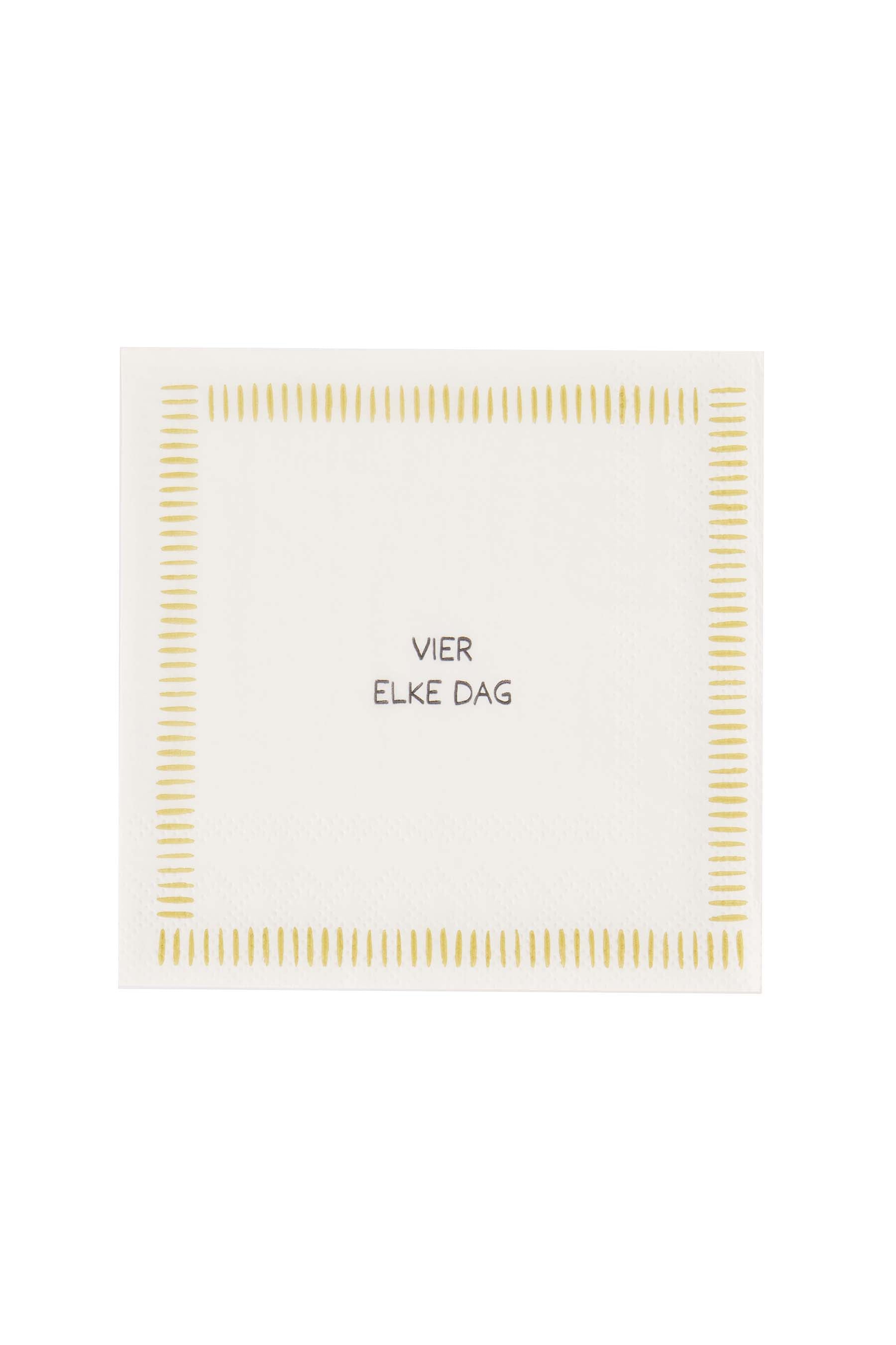 Zusss Servetten "vier elke dag"