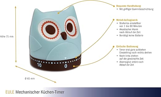 TFA Kookwekker uil - haan - lieveheersbeestje - tomaat - Oosterlinck