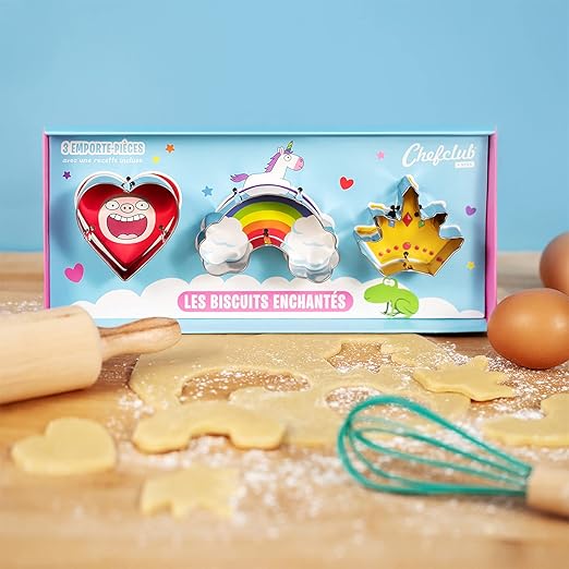 Chefclub Koekjesuitstekers - set van 3 / varianten - Oosterlinck
