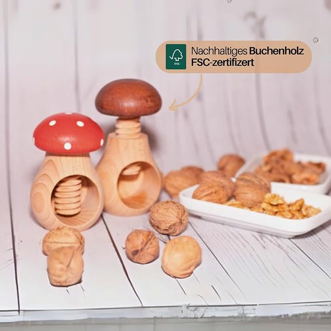 Homiez Notenkraker vliegenzwam