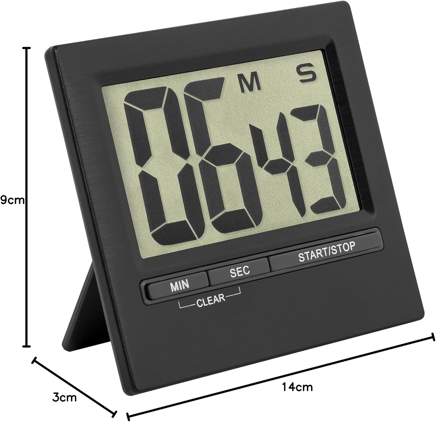 TFA Kookwekker digitaal met chronometer