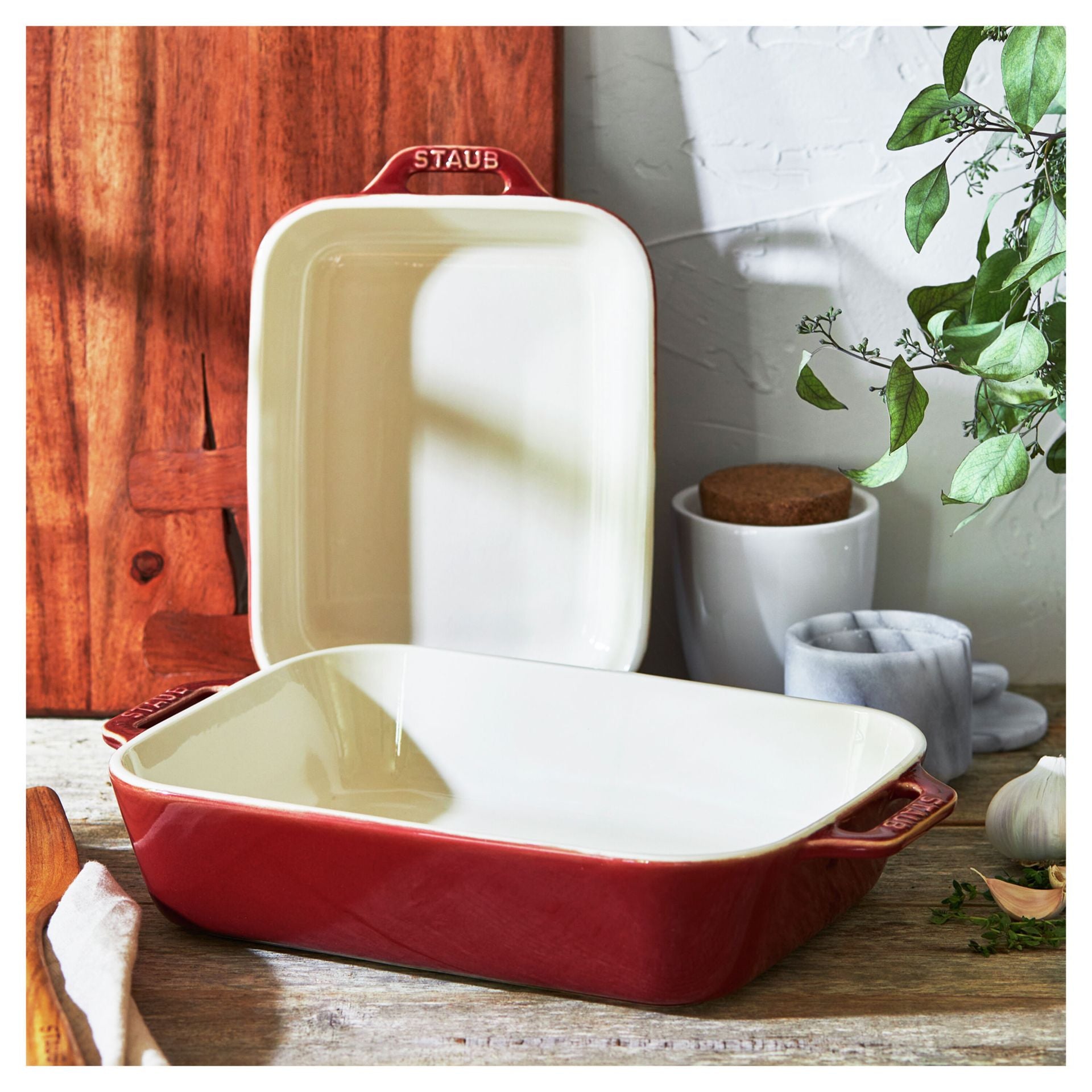 Staub ovenschaal set van 2 - Oosterlinck