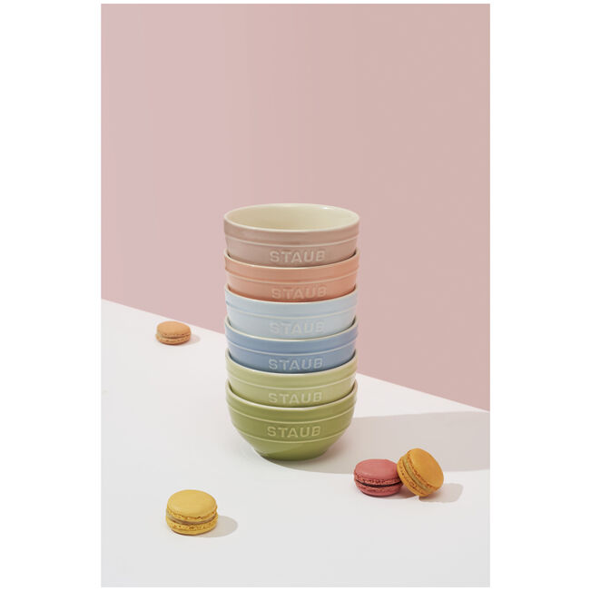 Staub Ceramique set kommetjes 12cm macaron 6-delig