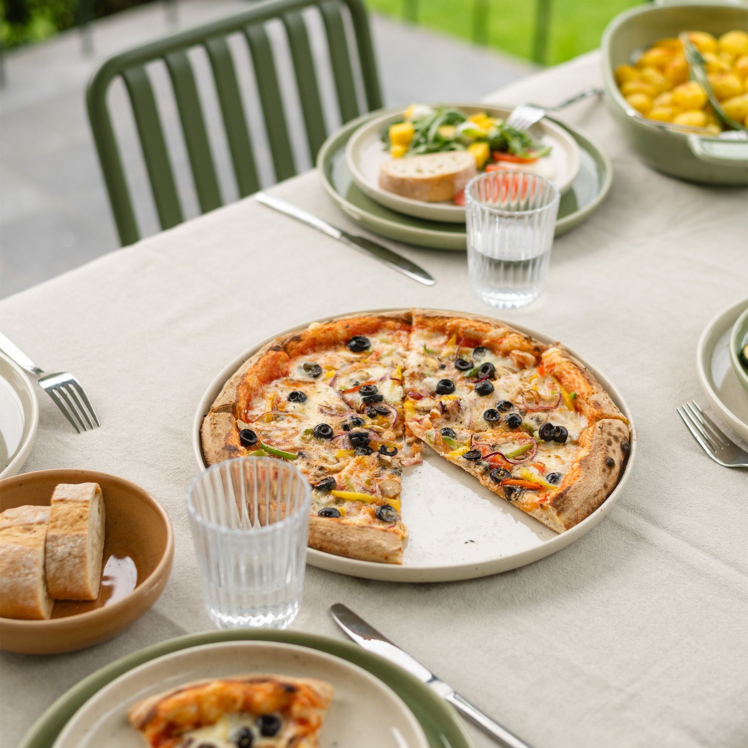 Salt&Pepper Blush pizzabord