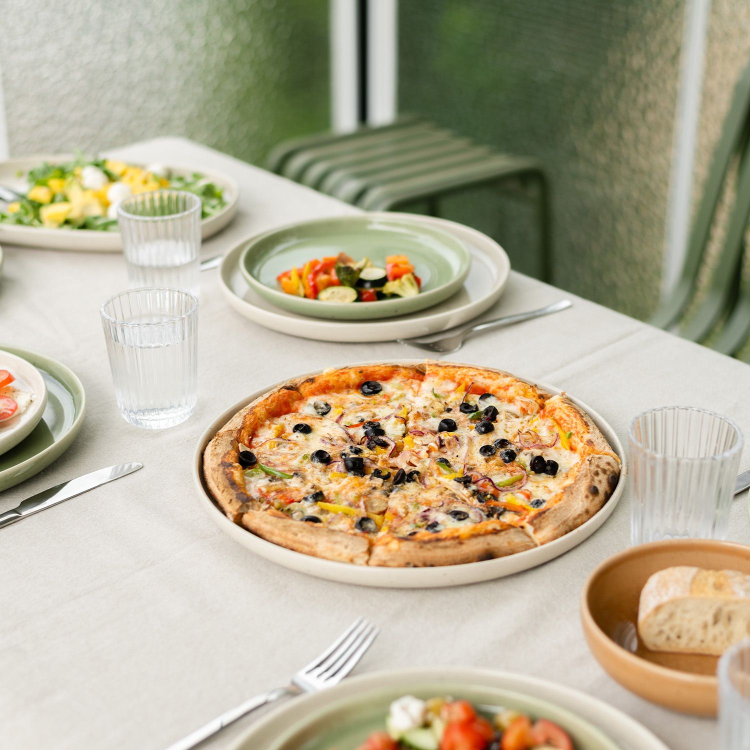 Salt&Pepper Blush pizzabord