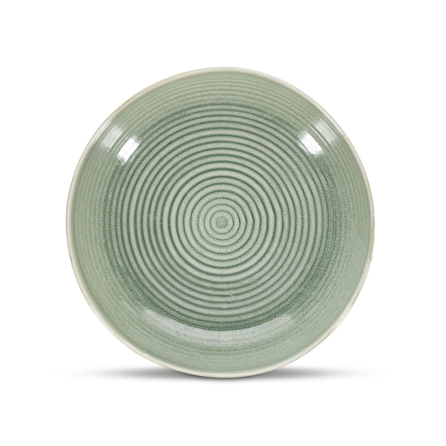 Salt&Pepper Cameo Serveerschaal 32xH7,5cm groen
