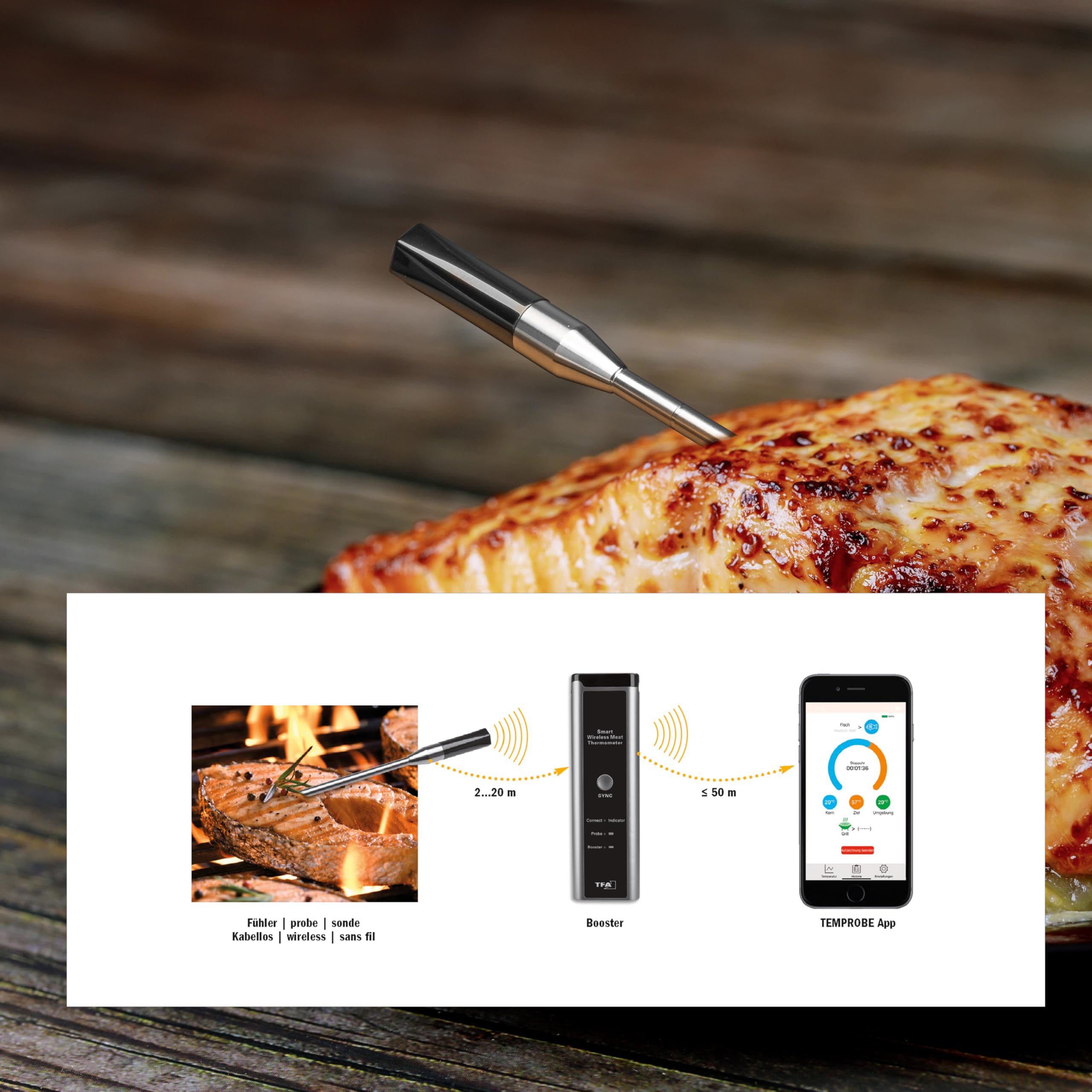 TFA Smart BBQ thermometer - Oosterlinck