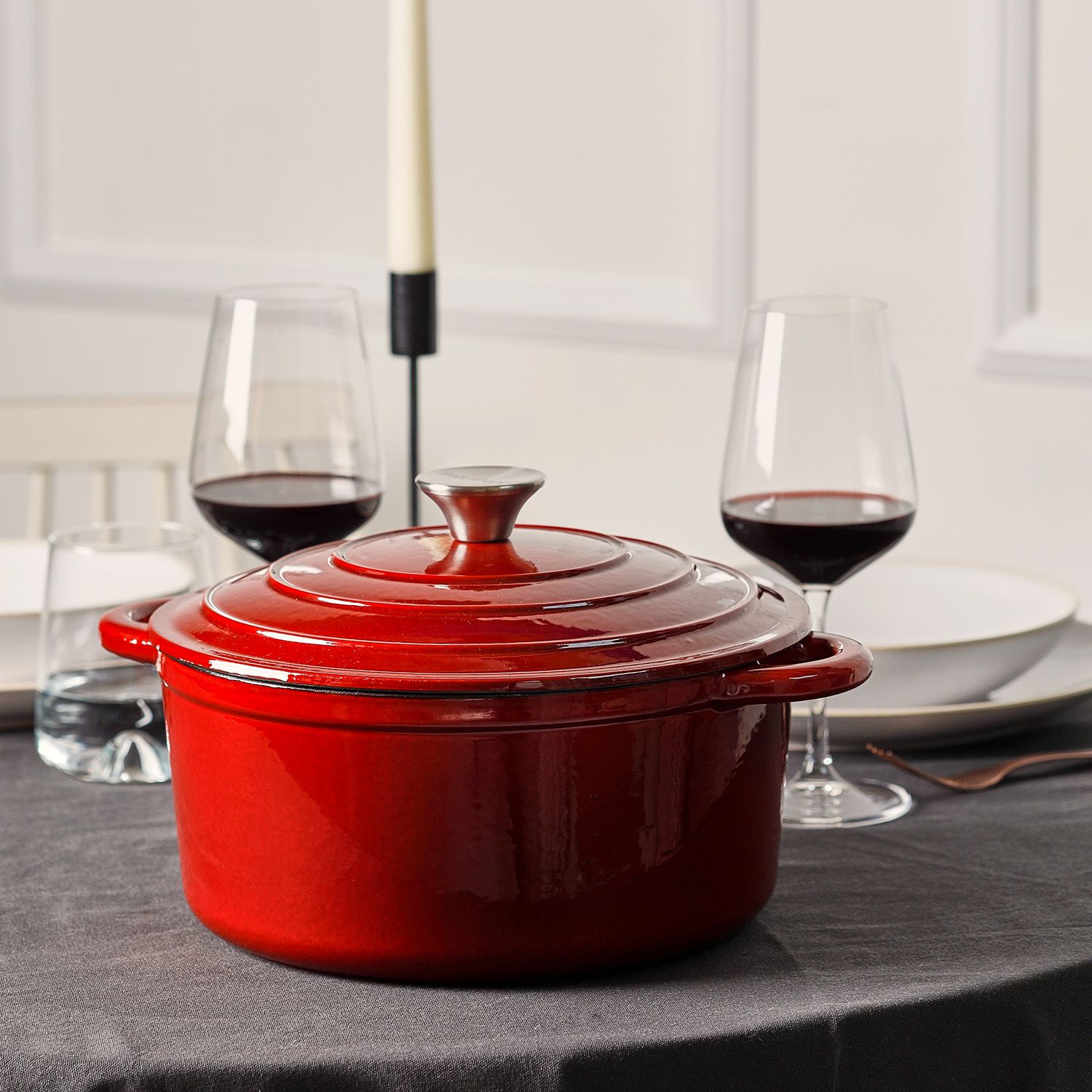 Salt&PEpper Ferno Kookpot 26cm gietijzer - Oosterlinck Home