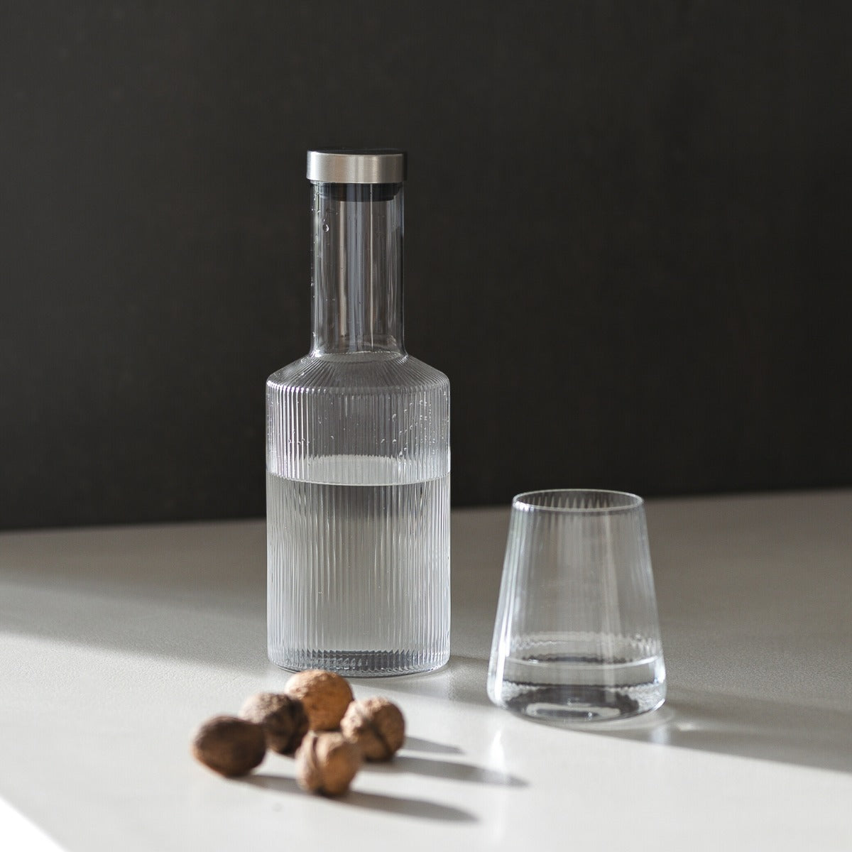 Salt&Pepper Ray waterglazen - set van 4 - 3 kleuren - Oosterlinck