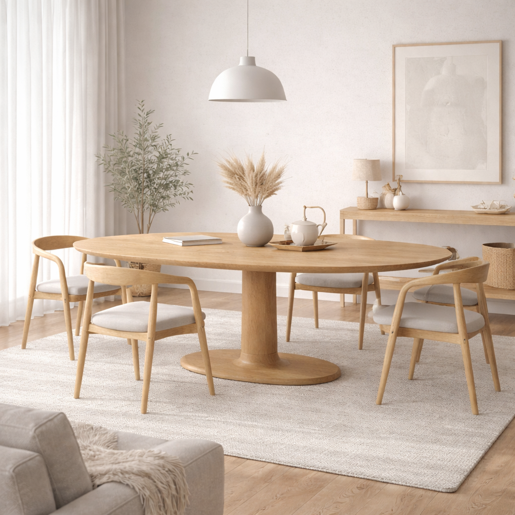 Linck. Coco tafel naturel hout