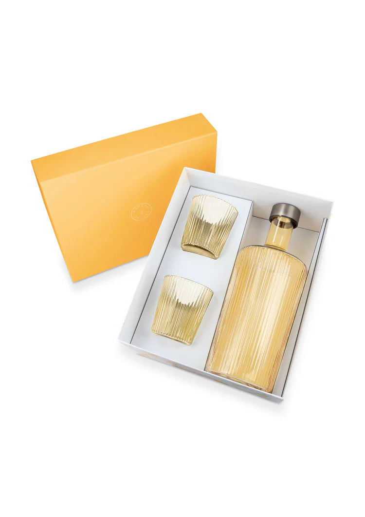 Paveau giftset met fles en 2 glazen - Oosterlinck