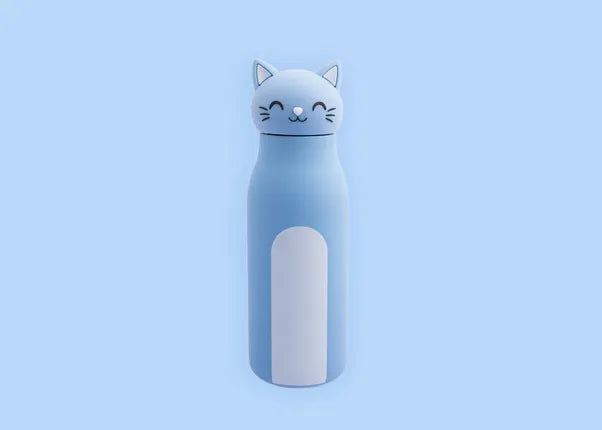 Dotz Thermosflesje dubbelwandig met kat