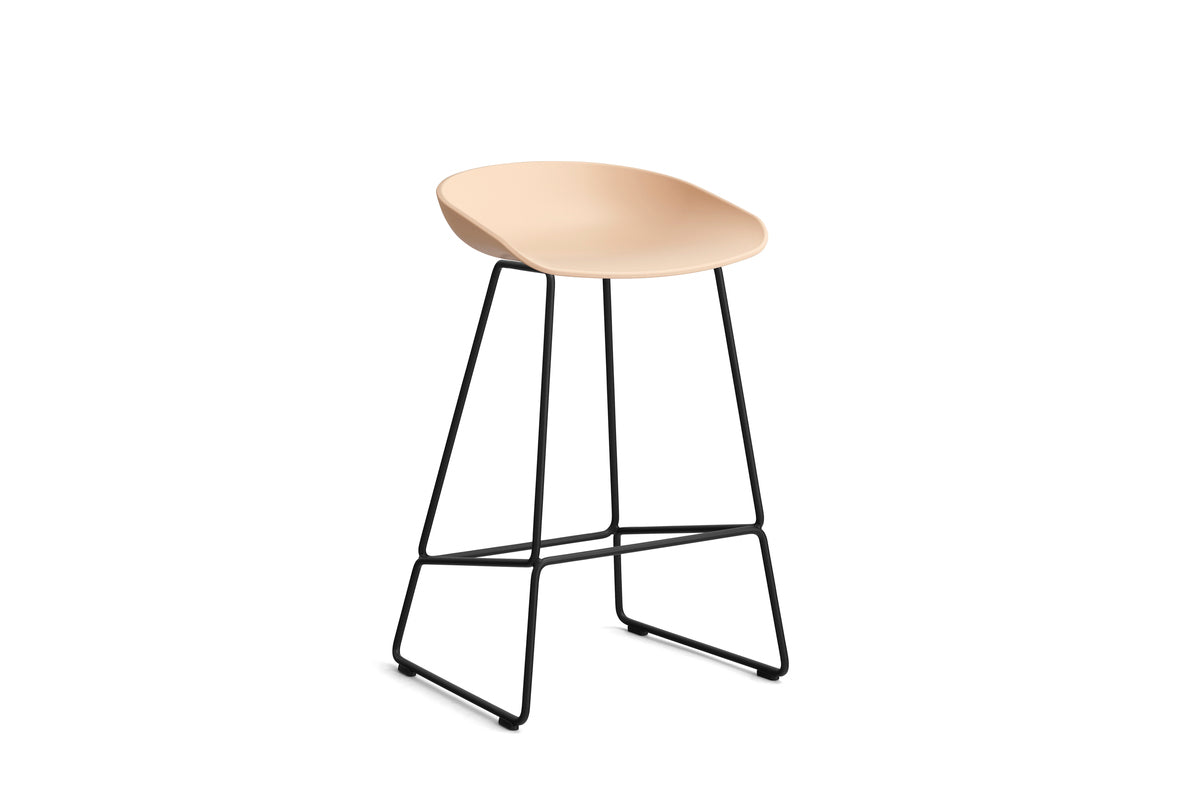 HAY - AAS38 About a stool barkruk - zwart onderstel - low - Oosterlinck