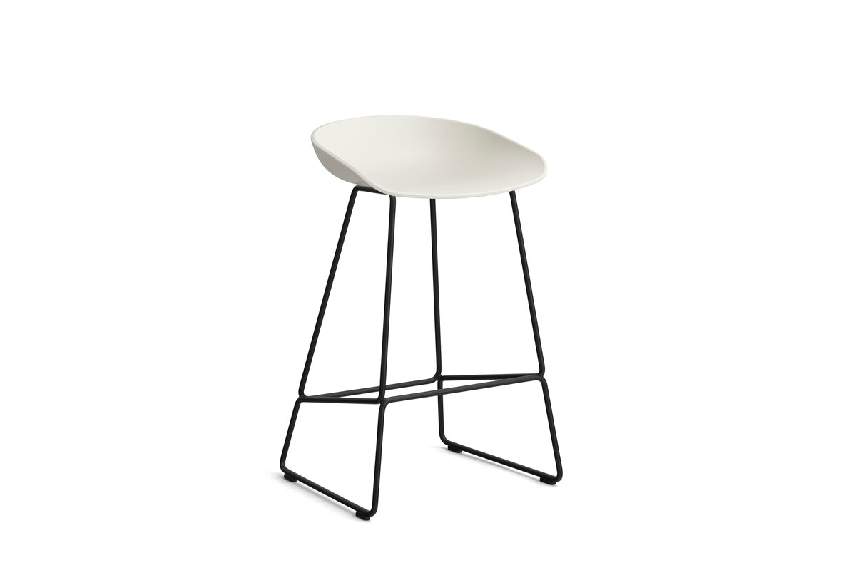 HAY - AAS38 About a stool barkruk - zwart onderstel - low - Oosterlinck