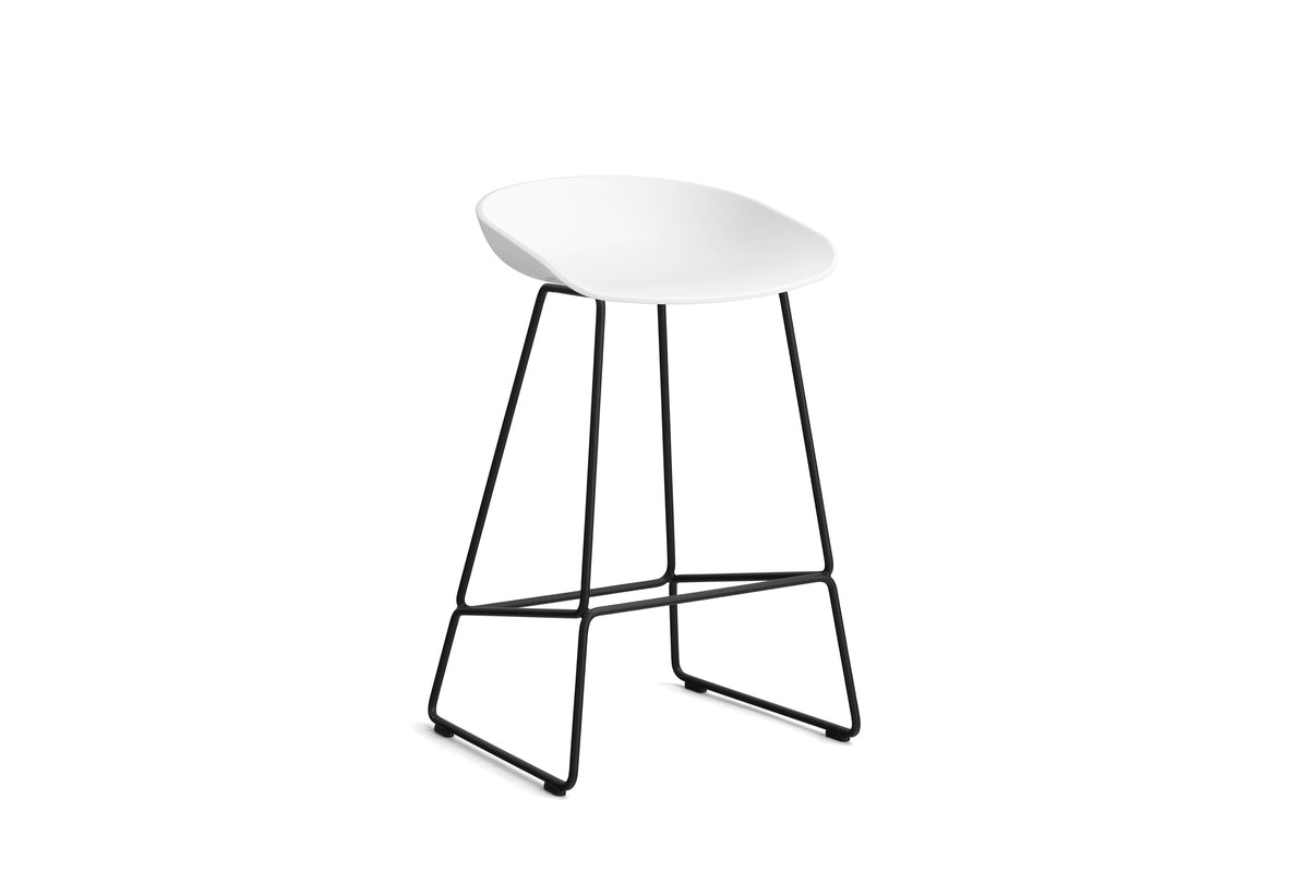 HAY - AAS38 About a stool barkruk - zwart onderstel - low - Oosterlinck