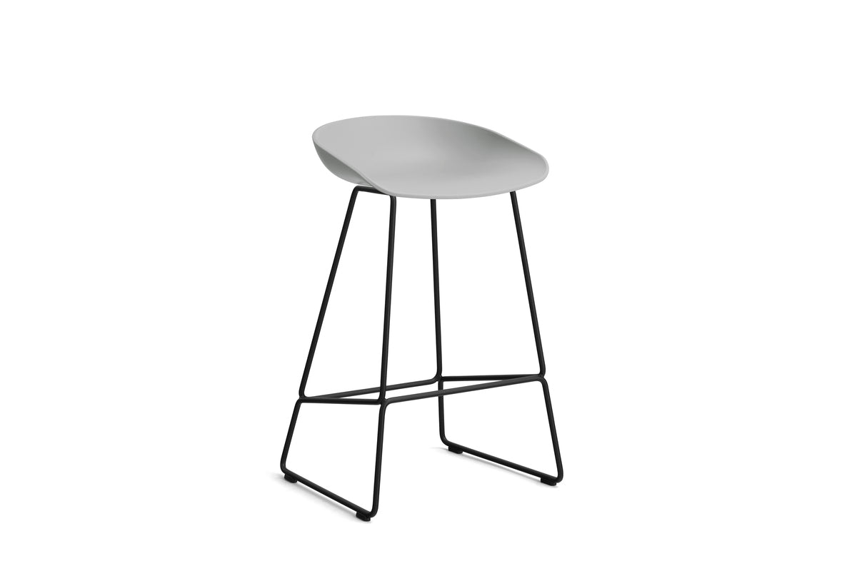 HAY - AAS38 About a stool barkruk - zwart onderstel - low - Oosterlinck