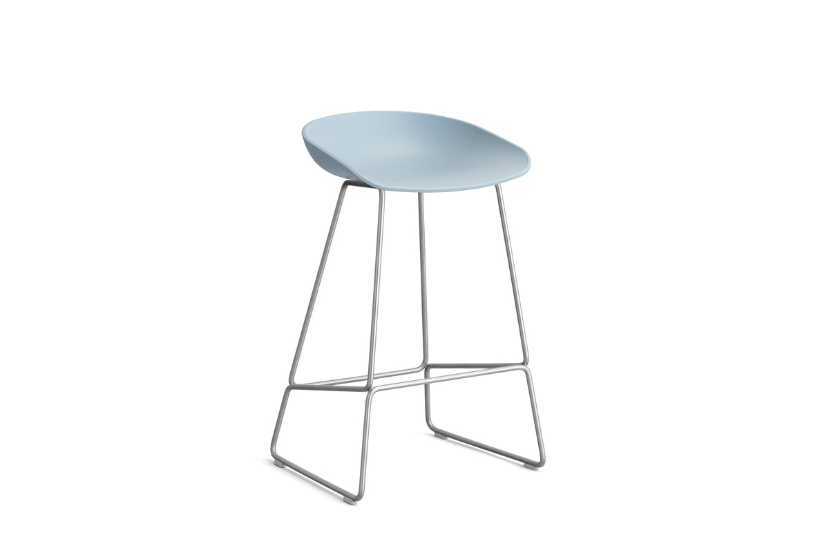 HAY - AAS38 About a stool barkruk - roestvrij staal onderstel - low - Oosterlinck