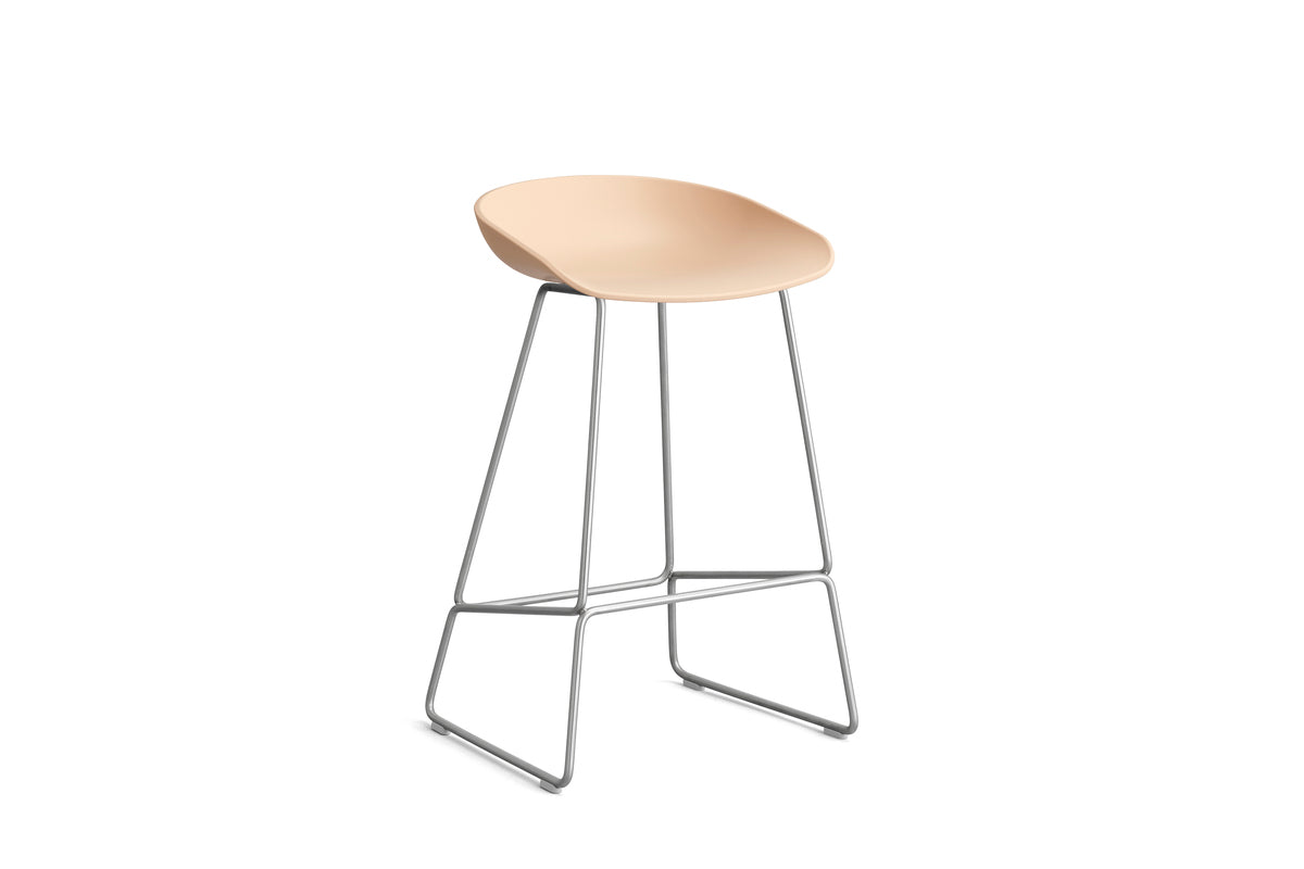 HAY - AAS38 About a stool barkruk - roestvrij staal onderstel - low - Oosterlinck