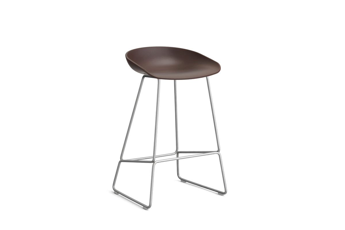 HAY - AAS38 About a stool barkruk - roestvrij staal onderstel - low - Oosterlinck