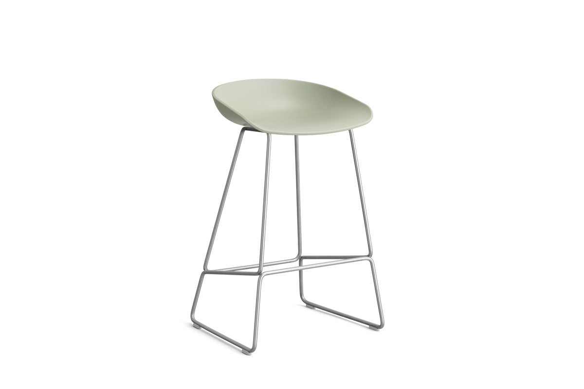 HAY - AAS38 About a stool barkruk - roestvrij staal onderstel - low - Oosterlinck