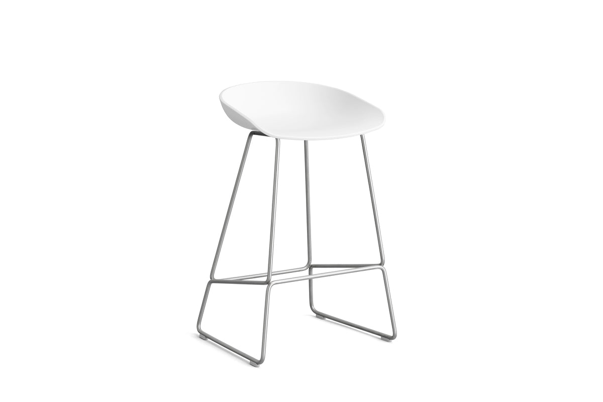 HAY - AAS38 About a stool barkruk - roestvrij staal onderstel - low - Oosterlinck