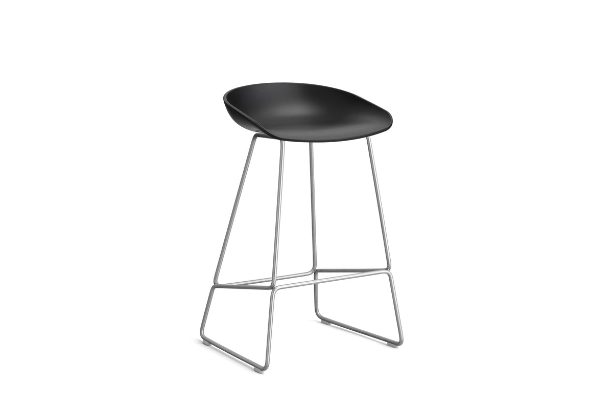 HAY - AAS38 About a stool barkruk - roestvrij staal onderstel - low - Oosterlinck
