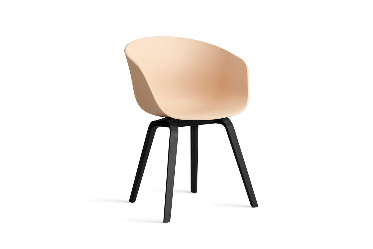 HAY - About a chair AAC22 - onderstel zwart gelakte eik - diverse kleuren - Oosterlinck