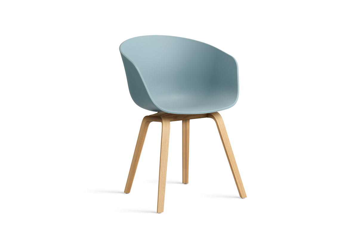 HAY - About a chair AAC22 - onderstel helder gelakt eik - diverse kleuren - Oosterlinck