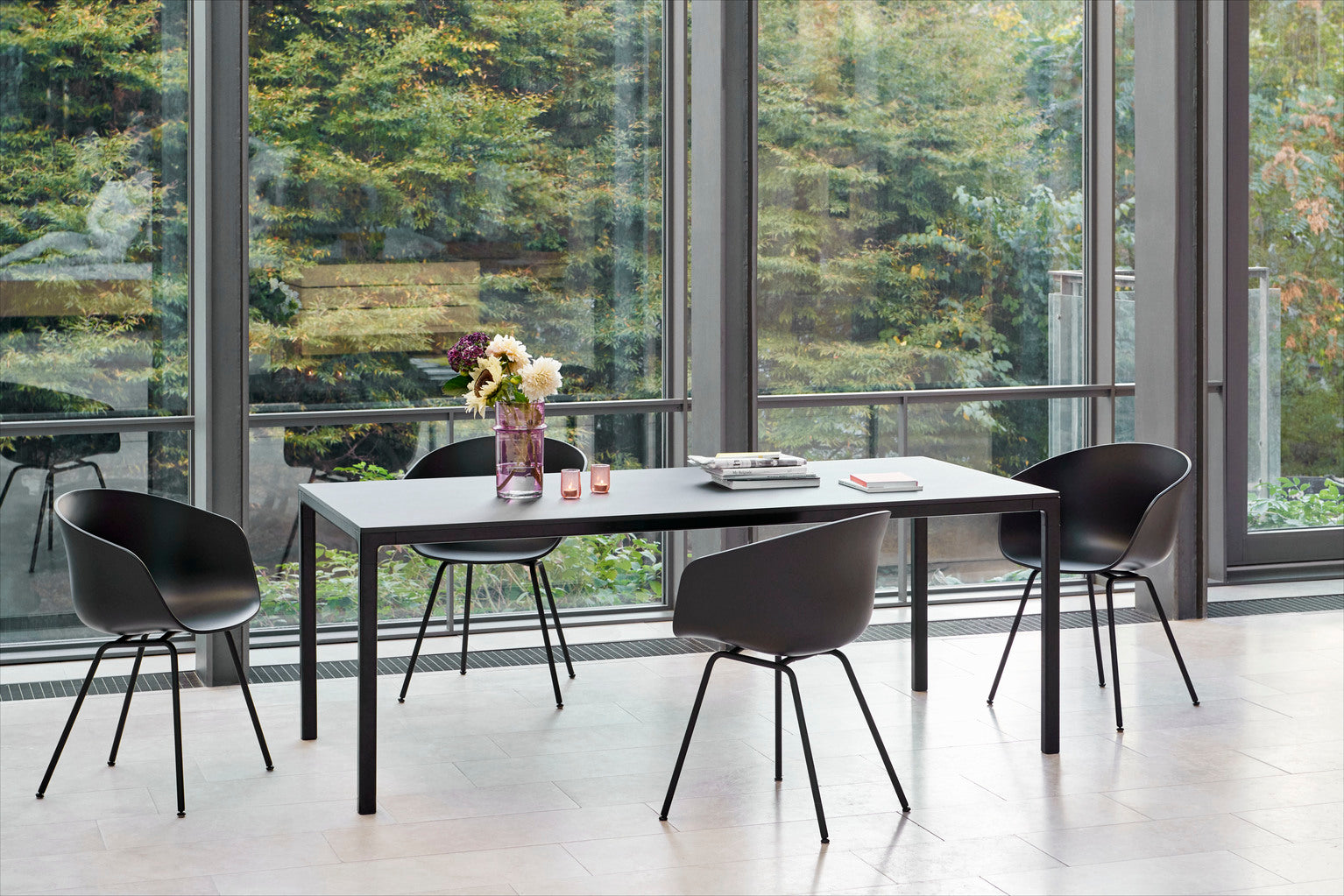 HAY - About a chair AAC26 - zwart onderstel - diverse kleuren - Oosterlinck