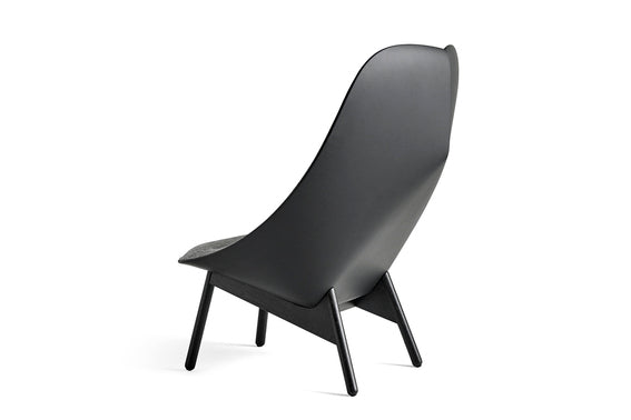 Hay Uchiwa lounge + GRATIS ottoman - Hallingdal 166/ Sierra black - Oosterlinck