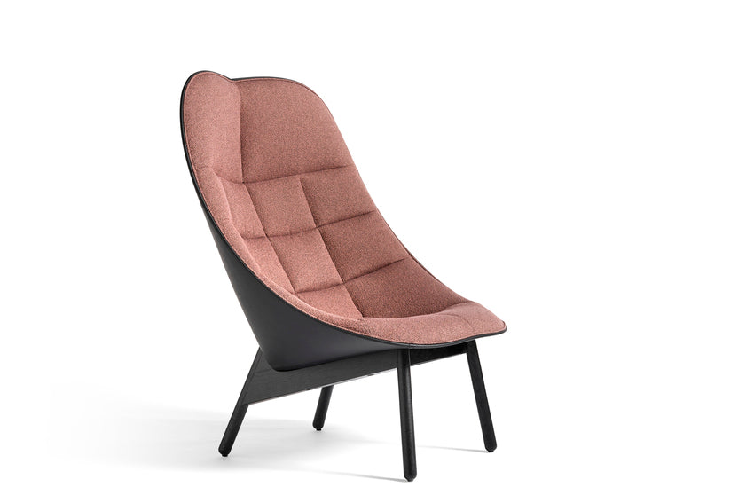 Hay Uchiwa Quilted lounge + GRATiS ottoman - Olavi 12/ Sierra black - Oosterlinck