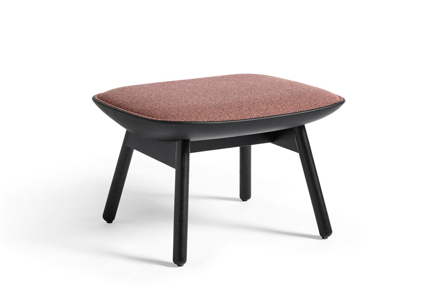 Hay Uchiwa Quilted lounge + GRATiS ottoman - Olavi 12/ Sierra black - Oosterlinck